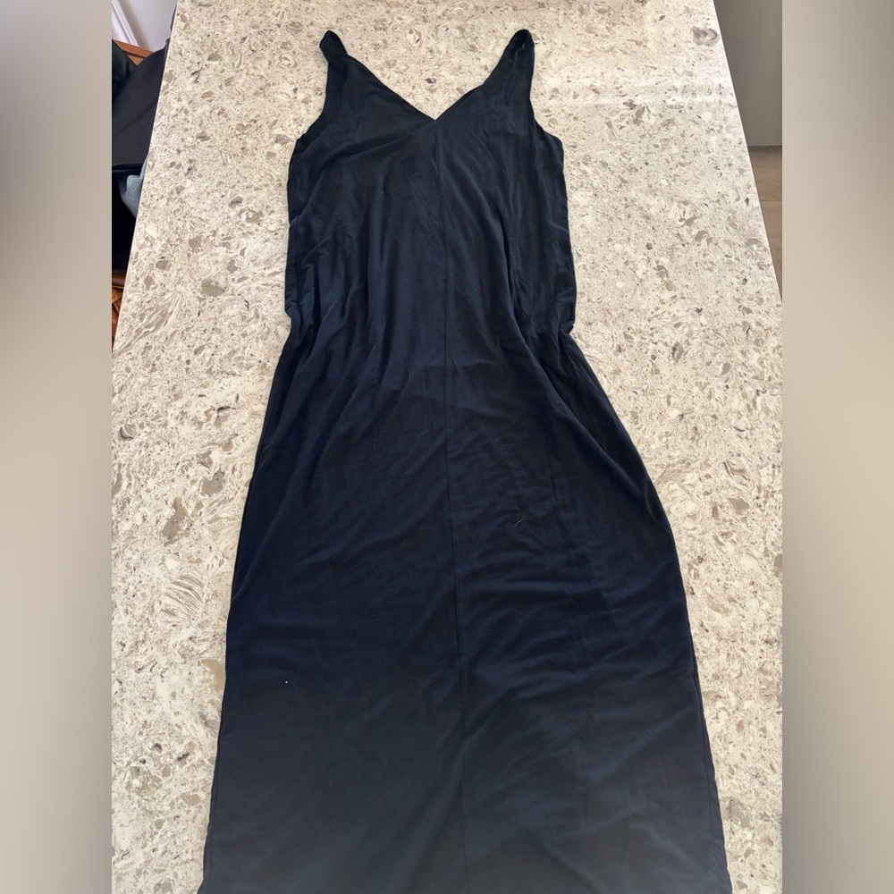 Rag & Bone Black V-Neck Dress